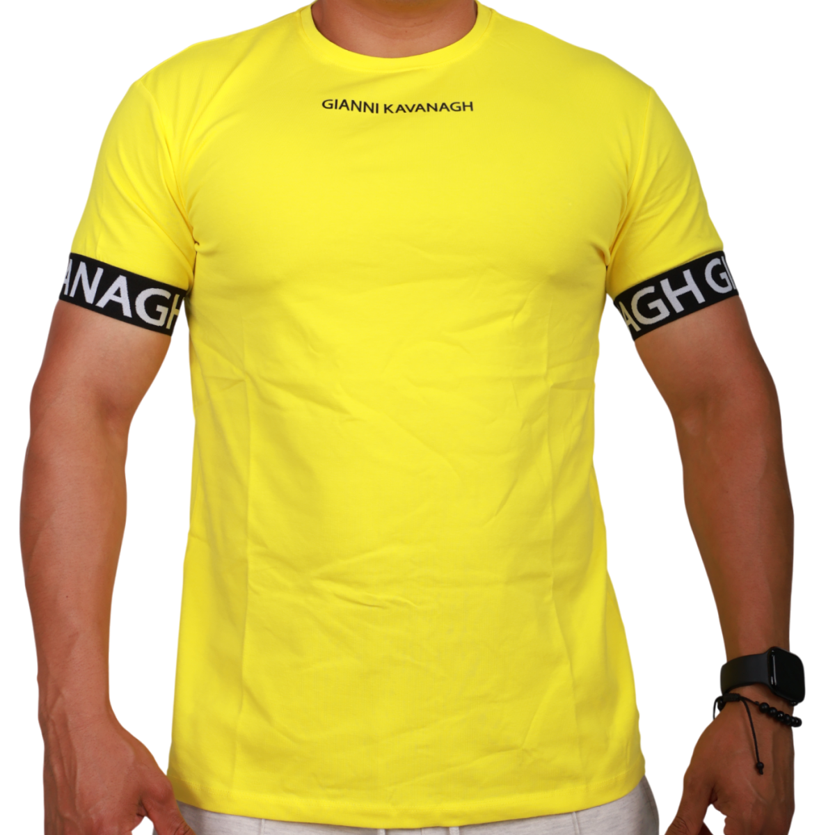 Camiseta Gianni Kavanagh Ajustada Pump Amarillo Gianni Kavanagh | Camisetas  - Estilo urbano premium