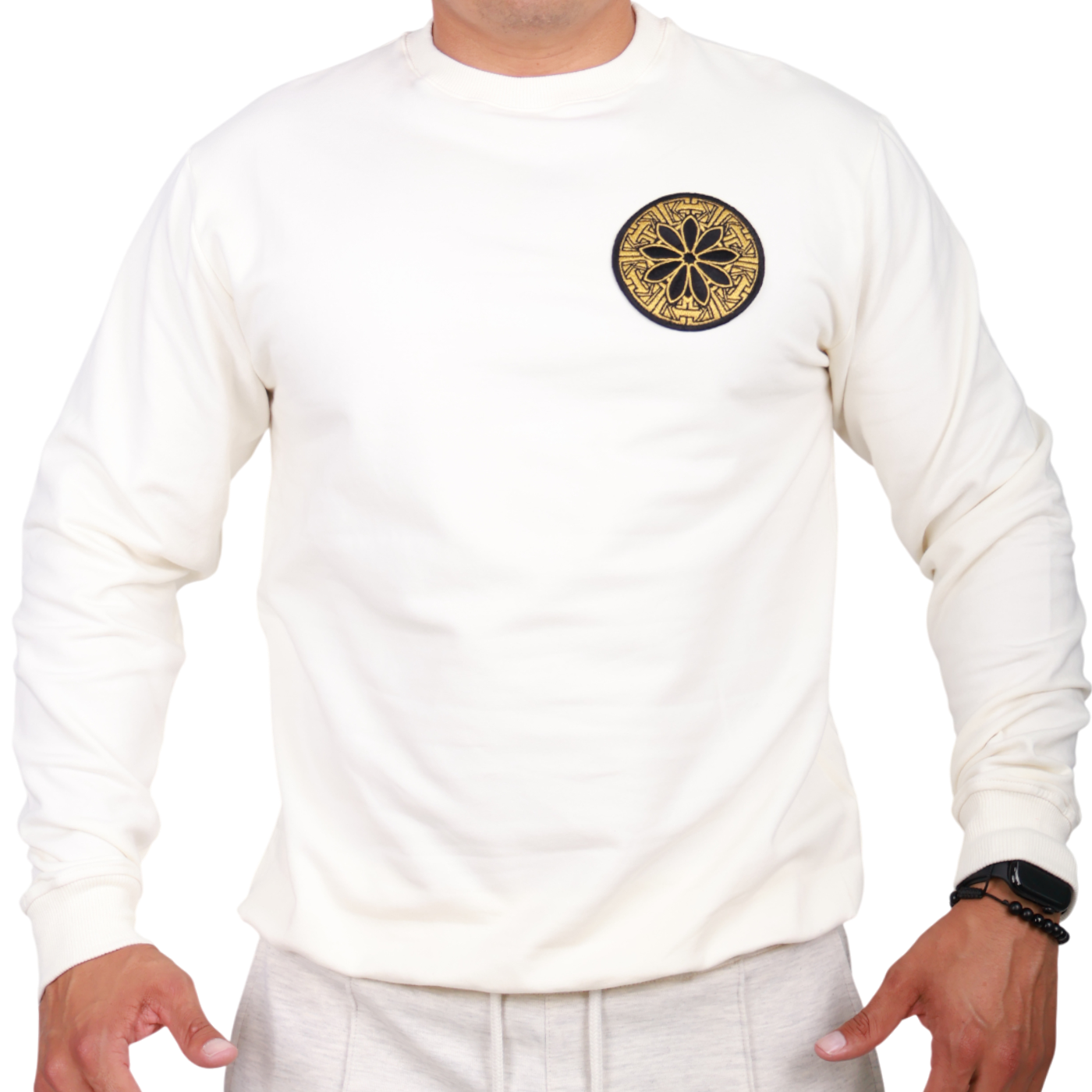 Sudadera Gianni Kavanagh Opium Sand Blanco Gianni Kavanagh | Sudaderas  - Estilo urbano premium Sudadera Gianni Kavanagh Opium Sand Blanco Gianni Kavanagh | Sudaderas  - Estilo urbano premium
