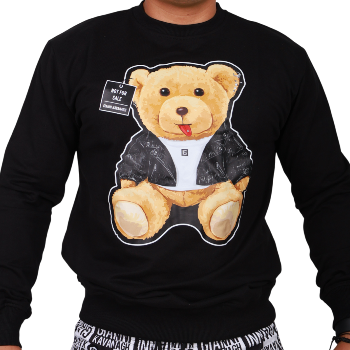 Sudadera Gianni Kavanagh HighLight Negro Gianni Kavanagh | Sudaderas  - Estilo urbano premium