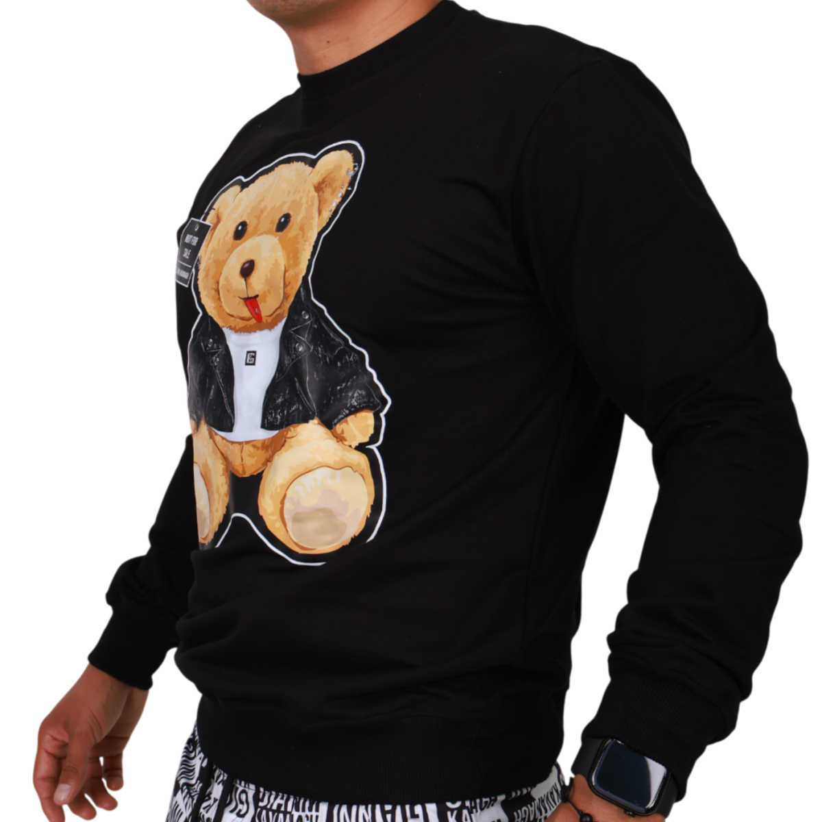 Sudadera Gianni Kavanagh HighLight Negro Gianni Kavanagh | Sudaderas  - Estilo urbano premium 2