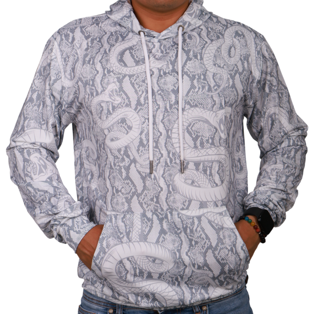 Sudadaera Gianni Kavanagh con Capucha Sakura Blanco Gianni Kavanagh | Sudaderas  - Estilo urbano premium