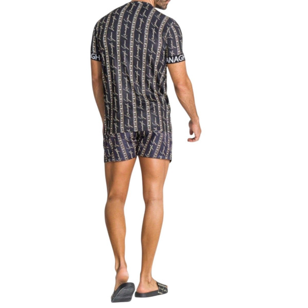 Camiseta Gianni Kavanagh Ajustada Safari Luxe Negro Gianni Kavanagh | Camisetas  - Estilo urbano premium