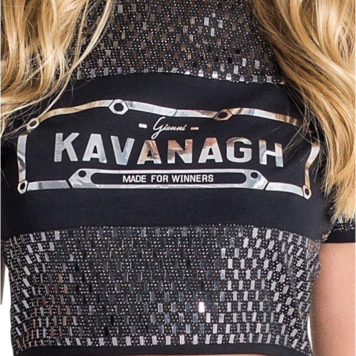 Camiseta Gianni kavanagh Mirror Bloond Negro hombre - 2