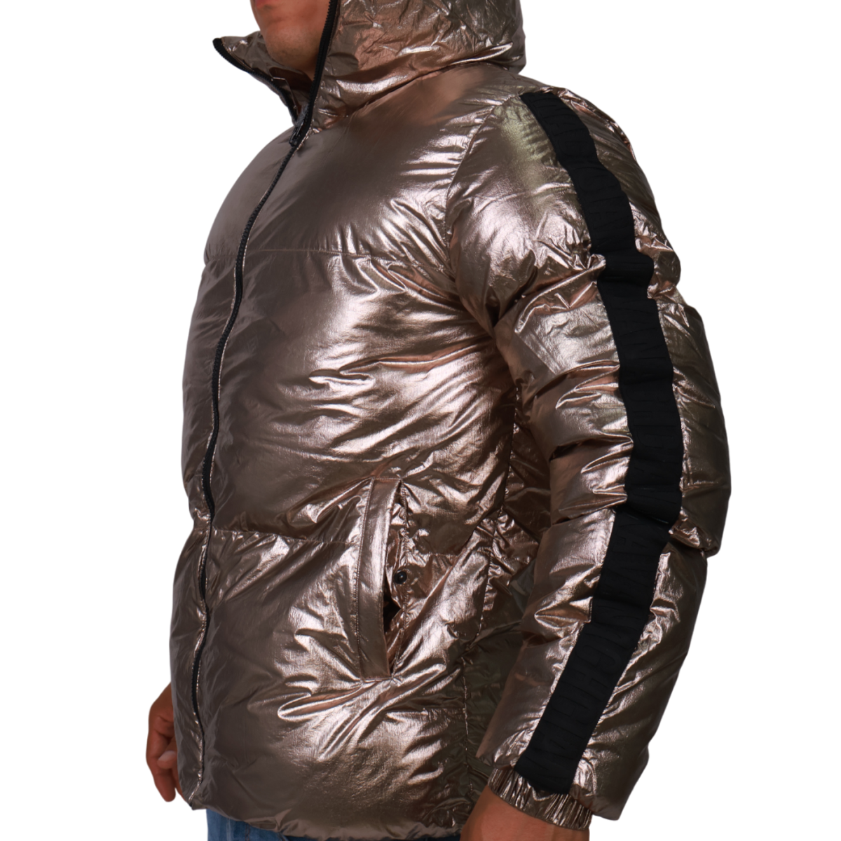 Chaquetón Gianni Kavanagh Crypto Dorado Gianni Kavanagh | Abrigos y Chaquetas Hombre  - Estilo urbano premium 2