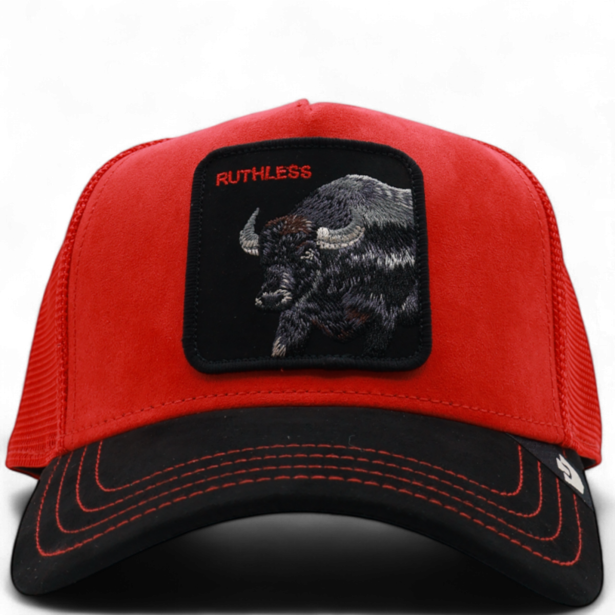 Gorra Goorin Bros Búfalo Ruthless Buffalo Roja | Estilo salvaje y potente 2