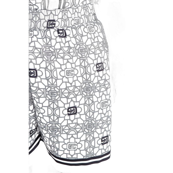 Pantalon Corto Gianni Kavanagh Satinado Panacea Blanco Gianni Kavanagh | Short  - Estilo urbano premium