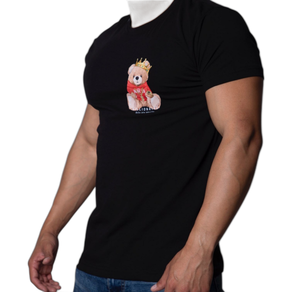 Camiseta OVDS Osito King Negra Ovds overdose | Camisetas  - Estilo urbano premium