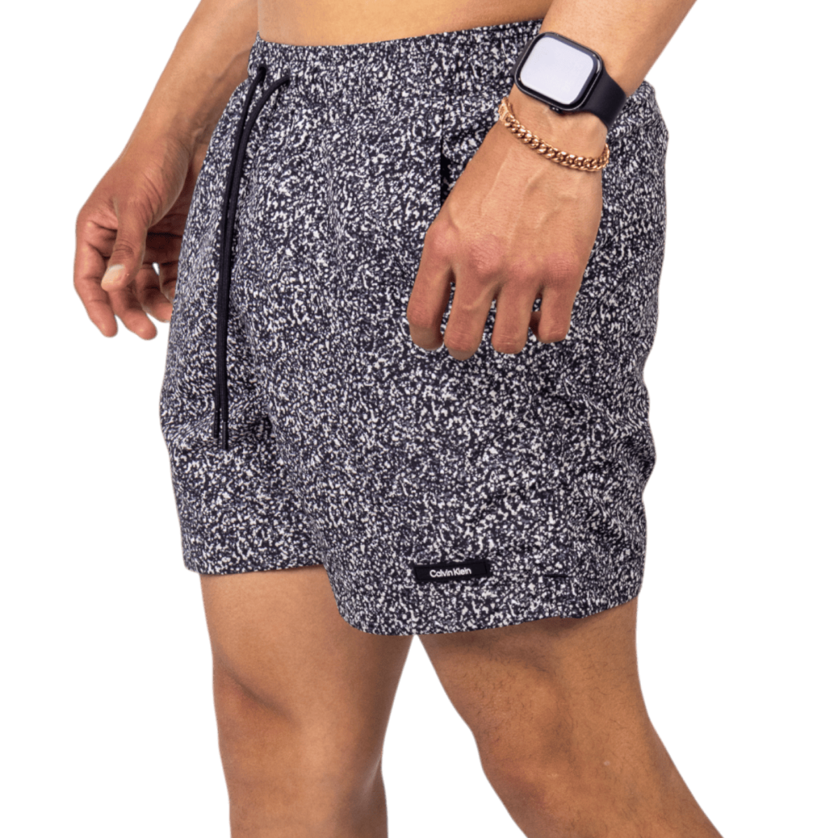 Bañador Calvin Klein Efecto Piedra Negro Calvin Klein | Ropa de baño  - Estilo urbano premium