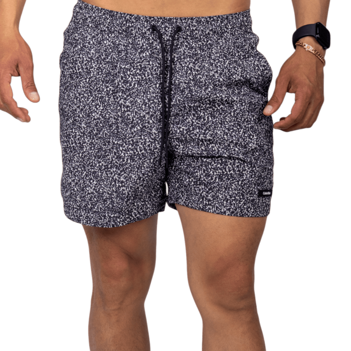 Bañador Calvin Klein Efecto Piedra Negro Calvin Klein | Ropa de baño  - Estilo urbano premium 2