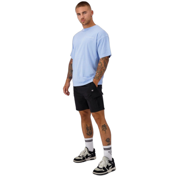 Short Black Bananas Cargo Delta Culote Negro Black Bananas | Short  - Estilo urbano premium