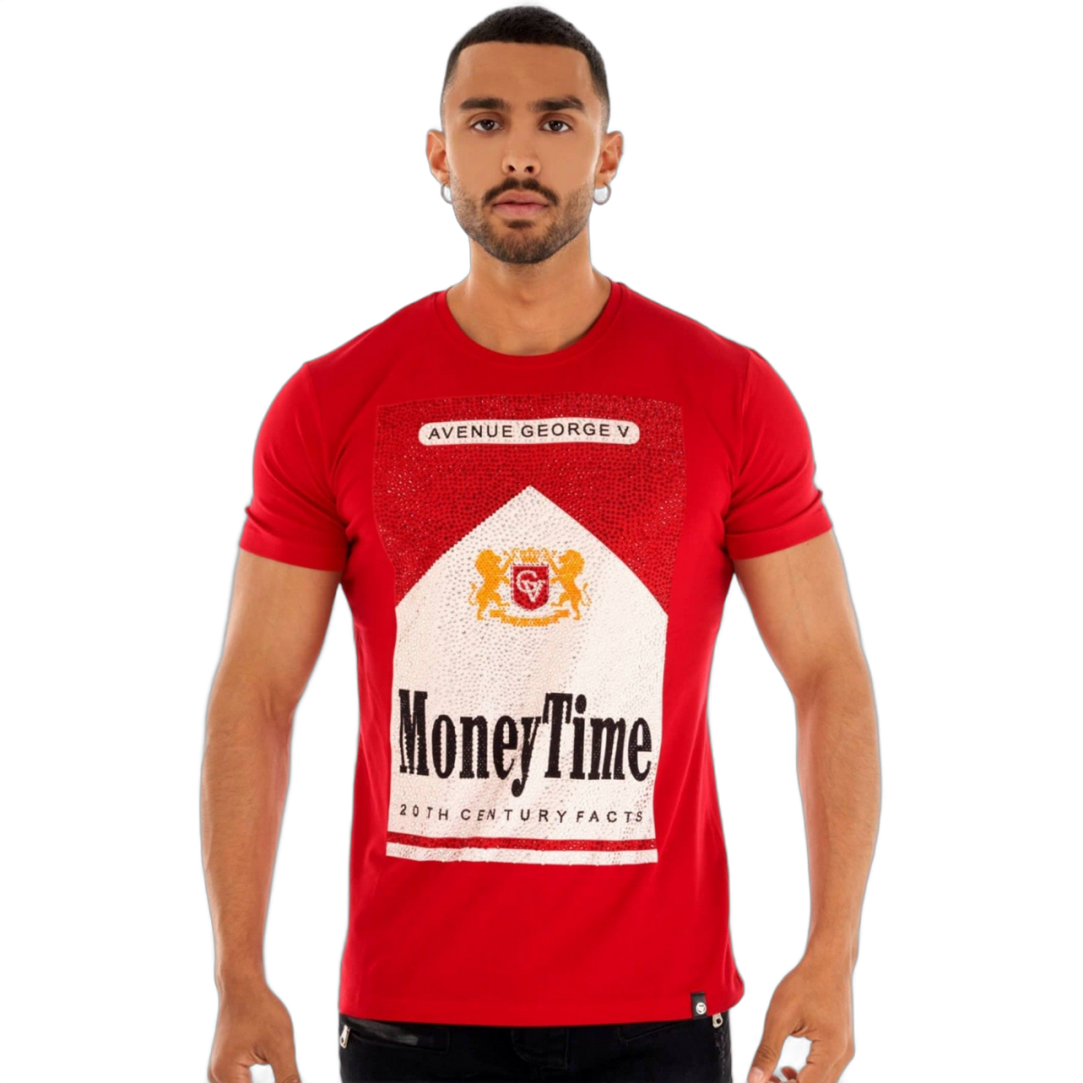 Camiseta George V Paris Money Time Rojo George V Paris | Camisetas  - Estilo urbano premium
