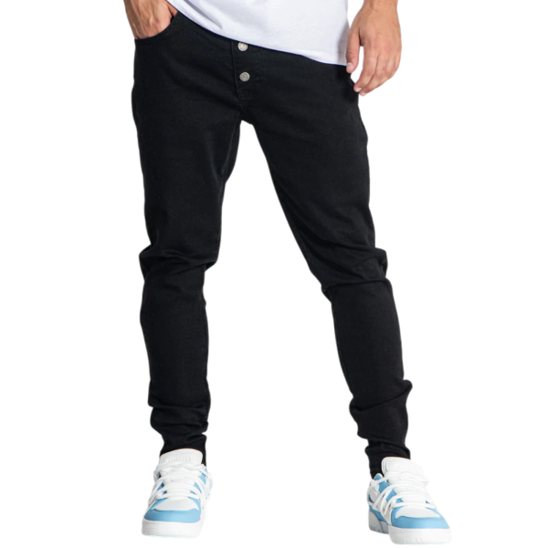 Jeans Gianni Kavanagh Abotonado Negro Gianni Kavanagh | Jeans y Jogger  - Estilo urbano premium