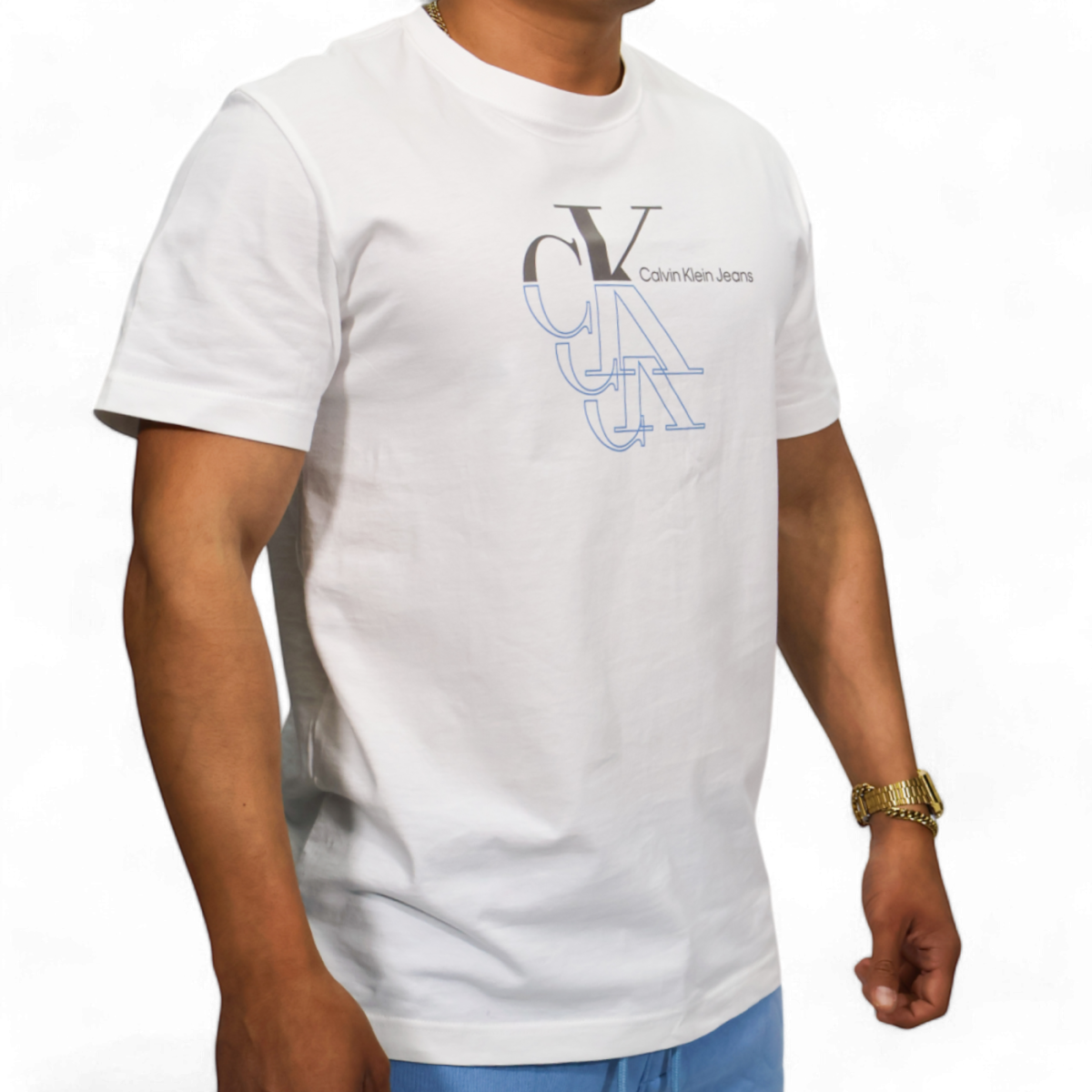 Camiseta Calvin Klein Monogrma Basic 3D Blanco Calvin Klein | Camisetas  - Estilo urbano premium 2