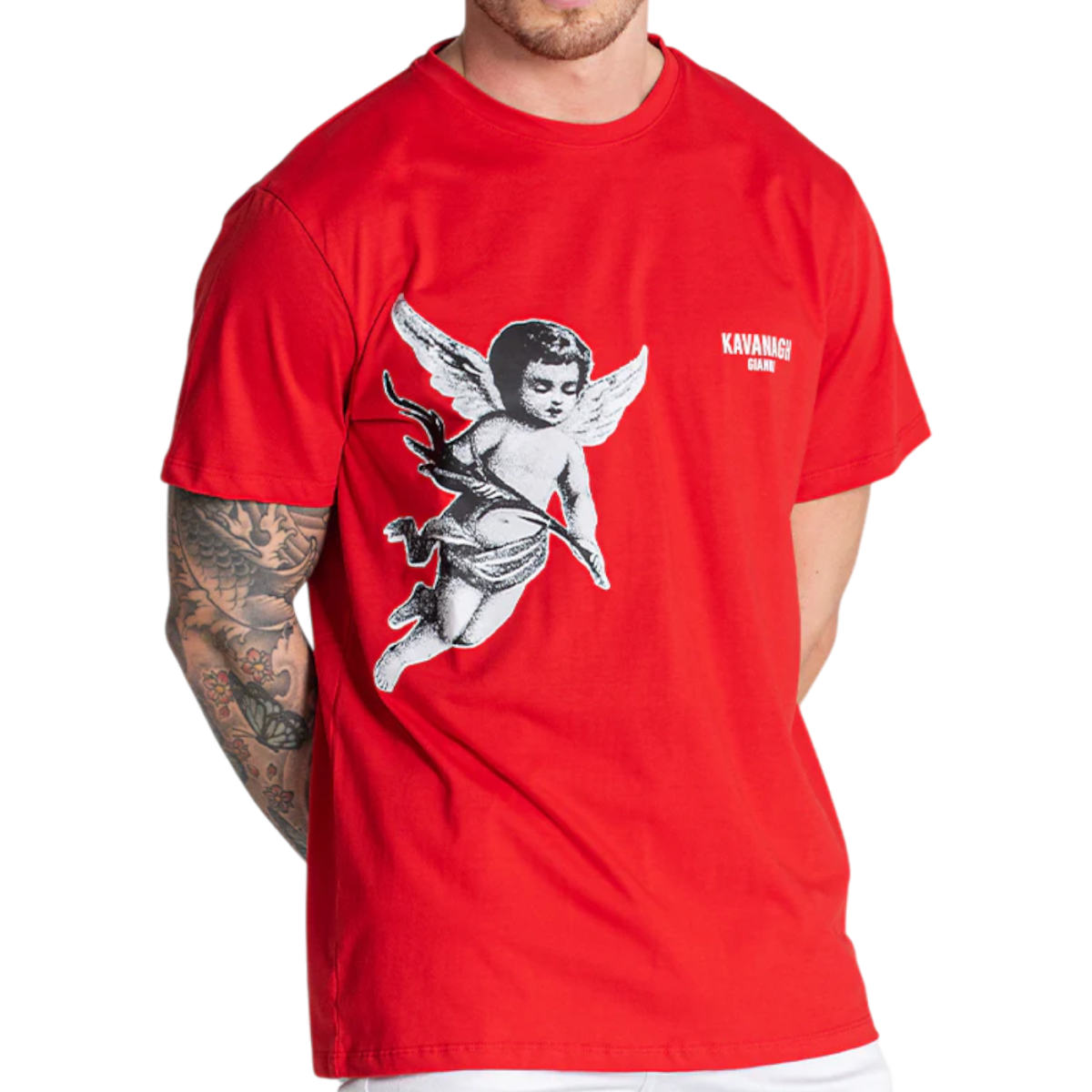 Camiseta Gianni Kavanagh Angel Roja Gianni Kavanagh | Camisetas  - Estilo urbano premium