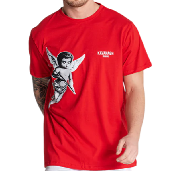 Camiseta Gianni Kavanagh Angel Roja Gianni Kavanagh | Camisetas  - Estilo urbano premium