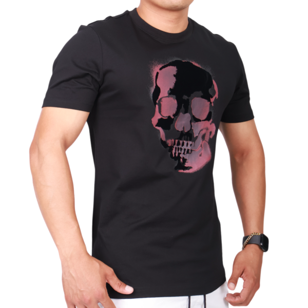 Camiseta Antony Morato Regular Fit Calavaera Multicolor Hombre Negro Antony Morato | Camisetas  - Estilo urbano premium
