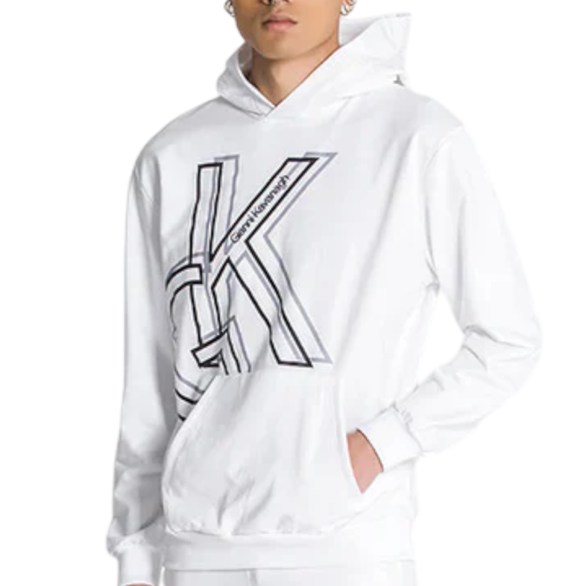 Sudadera Gianni Kavanagh con Capucha Shadow Blanco Gianni Kavanagh | Sudaderas  - Estilo urbano premium 2