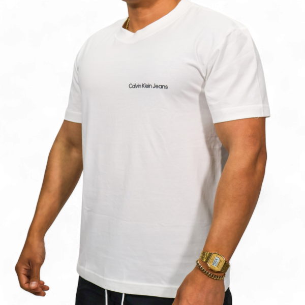 Camiseta Calvin Klein Jeans Basica Blanco Calvin Klein | Camisetas  - Estilo urbano premium