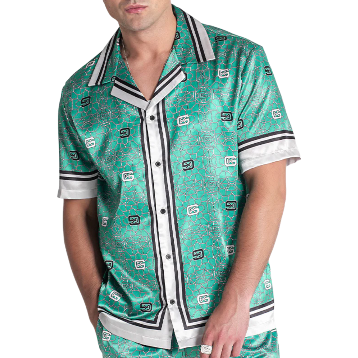 Camisa Gianni Kavanagh Sastinada Panacea Verde Gianni Kavanagh | Camisas y Polos  - Estilo urbano premium
