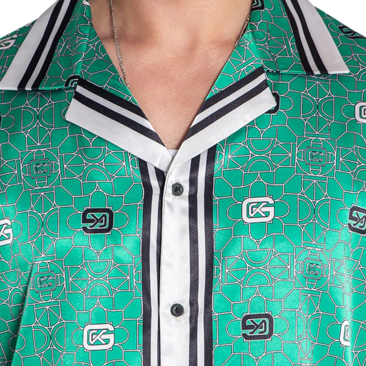 Camisa Gianni Kavanagh Sastinada Panacea Verde Gianni Kavanagh | Camisas y Polos  - Estilo urbano premium 2