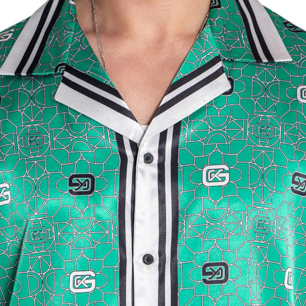 Camisa Gianni Kavanagh Sastinada Panacea Verde Gianni Kavanagh | Camisas y Polos  - Estilo urbano premium