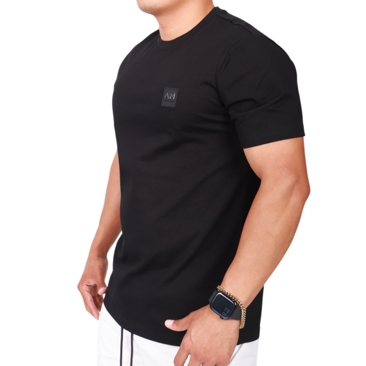 Camiseta Antony Morato Logo Pequeño Hombre Negro Antony Morato | Camisetas  - Estilo urbano premium 2