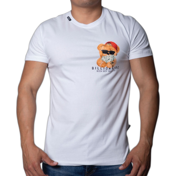Camiseta OVDS Osito Money Blanca Ovds overdose | Camisetas  - Estilo urbano premium