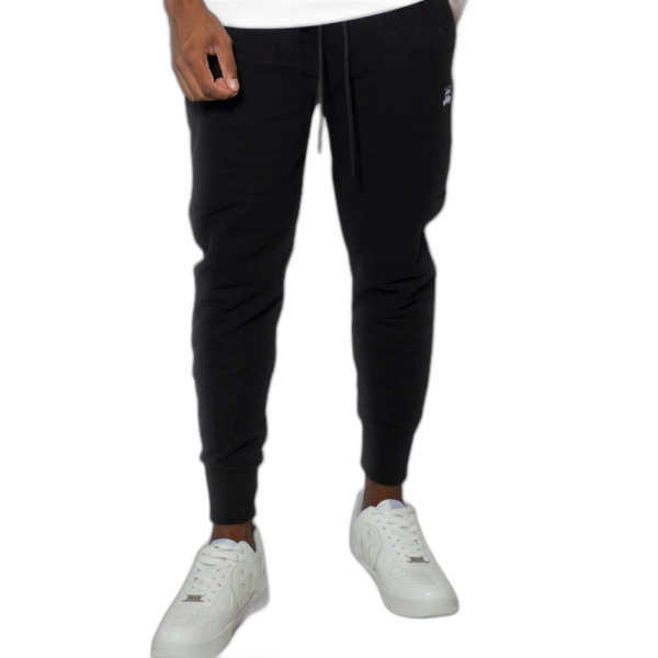 Pantalon ButNot Con Parche Logo Negro ButNot | Pantalones  - Estilo urbano premium