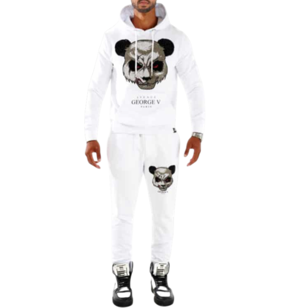 Chandal Completo George V Paris Devil Oso Blanco George V Paris | Conjuntos Hombre  - Estilo urbano premium