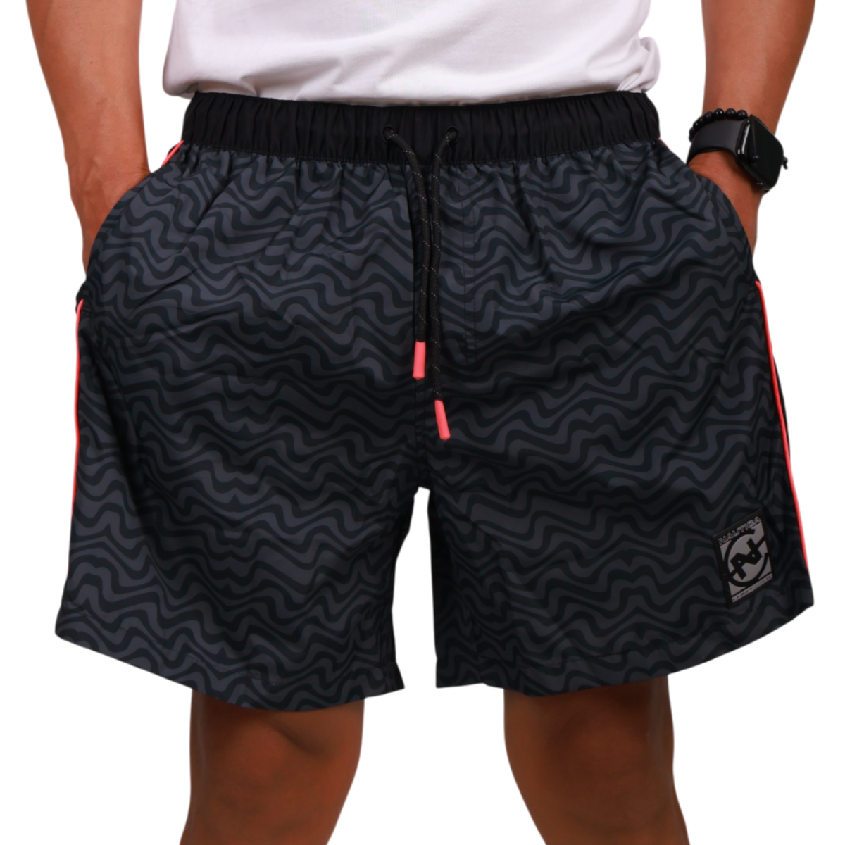 Bañador Nautica Competittion Delaware Negro Nautica Competition | Ropa de baño  - Estilo urbano premium