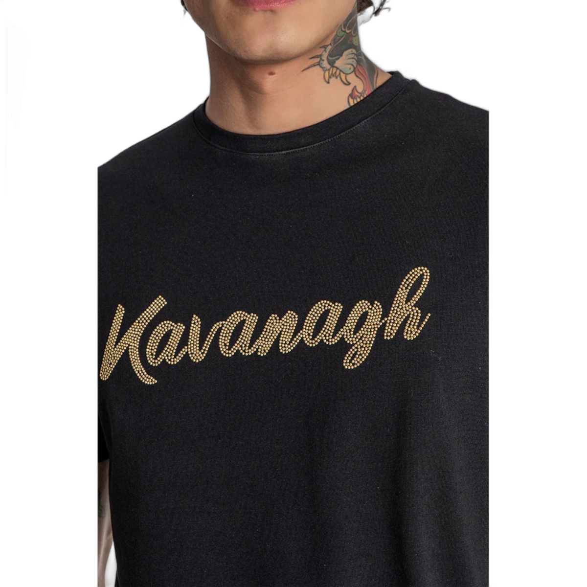 Camiseta Gianni Kavanagh Negra Lavish Dorado Gianni Kavanagh | Camisetas  - Estilo urbano premium 2
