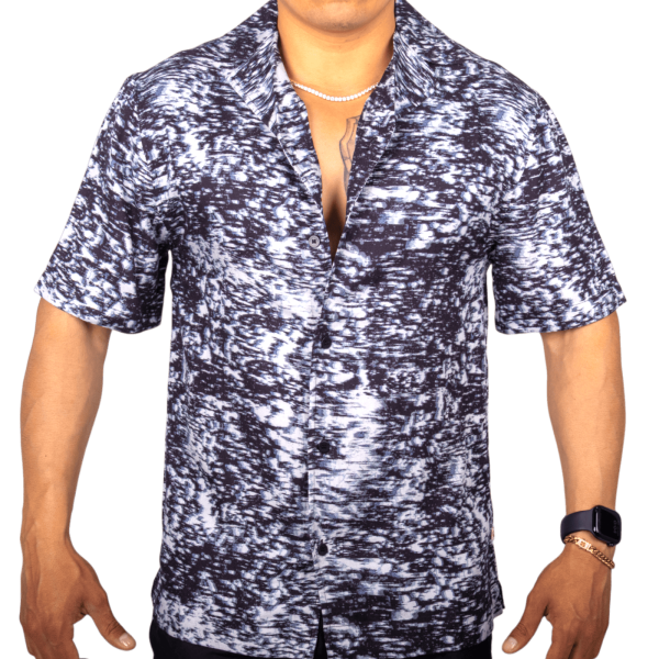 Camisa Calvin Klein Efecto Mar Difuminado Negro Calvin Klein | Camisas y Polos  - Estilo urbano premium