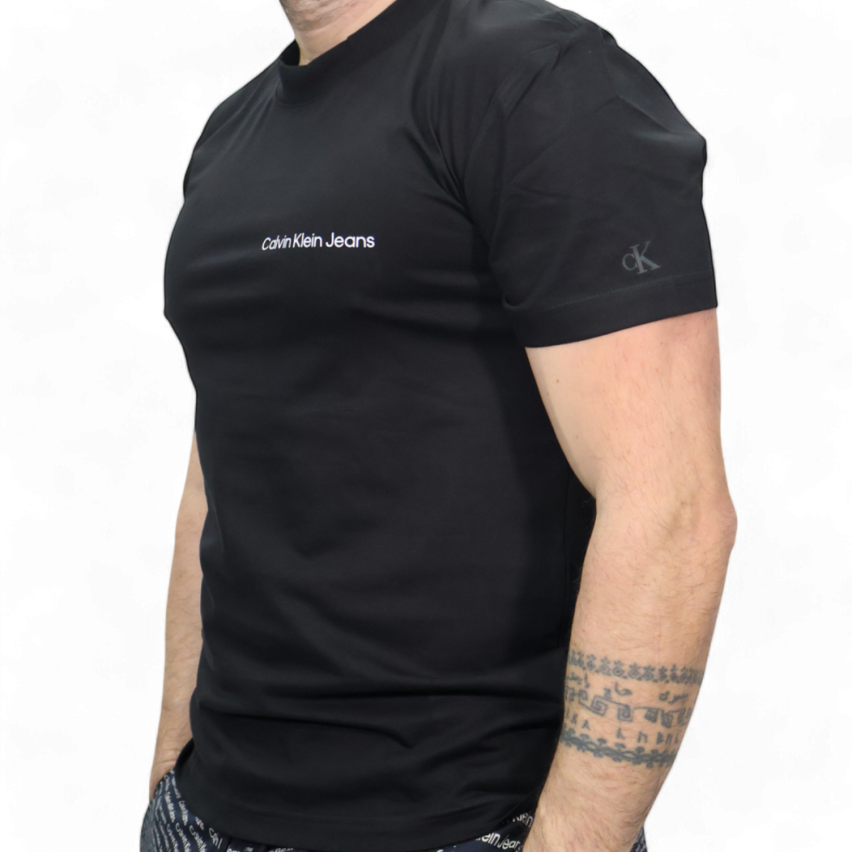 Camiseta Calvin Klein Jeans Basica Negro Calvin Klein | Camisetas  - Estilo urbano premium 2