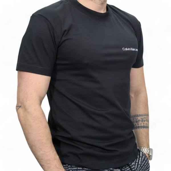 Camiseta Calvin Klein Jeans Basica Negro Calvin Klein | Camisetas  - Estilo urbano premium