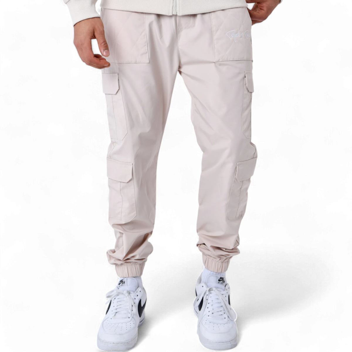Pantalon Project X Paris Cargo con Canescú Beige Project X Paris | Pantalones  - Estilo urbano premium