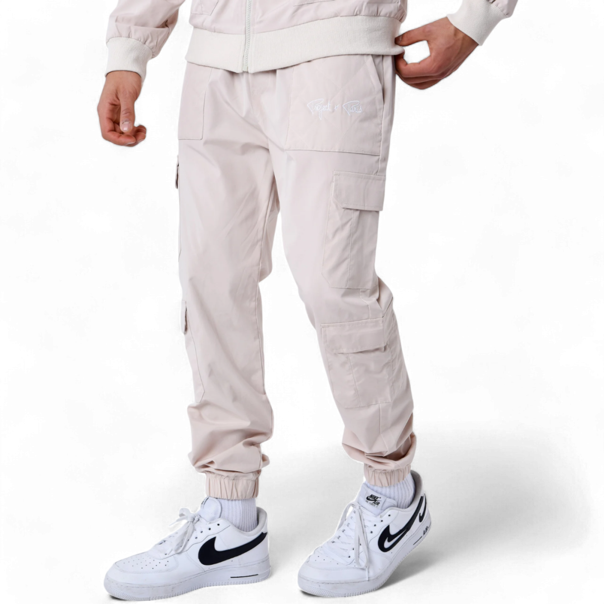 Pantalon Project X Paris Cargo con Canescú Beige Project X Paris | Pantalones  - Estilo urbano premium 2