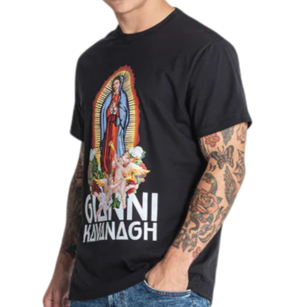 Camiseta Gianni Kavanagh Sacra Negro Gianni Kavanagh | Camisetas  - Estilo urbano premium