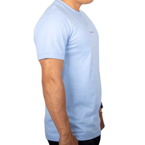 Camiseta Calvin Klein Jeans Monologo Basic Celeste Calvin Klein | Camisetas  - Estilo urbano premium