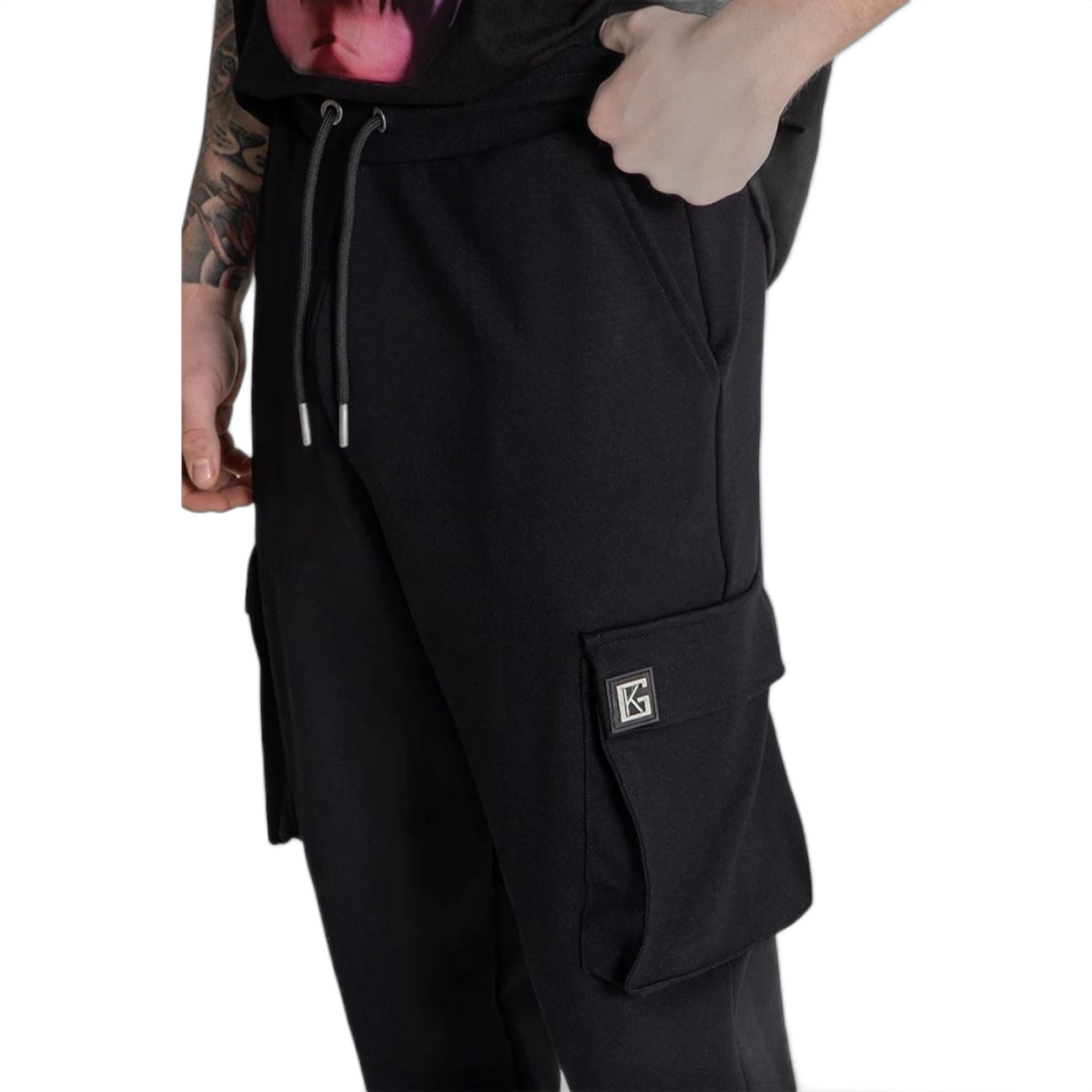 Pantalones Cargo Gianni Kavanagh Negro Gianni Kavanagh | Jeans y Jogger  - Estilo urbano premium 2