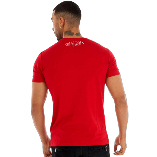 Camiseta George V Paris Money Time Rojo George V Paris | Camisetas  - Estilo urbano premium