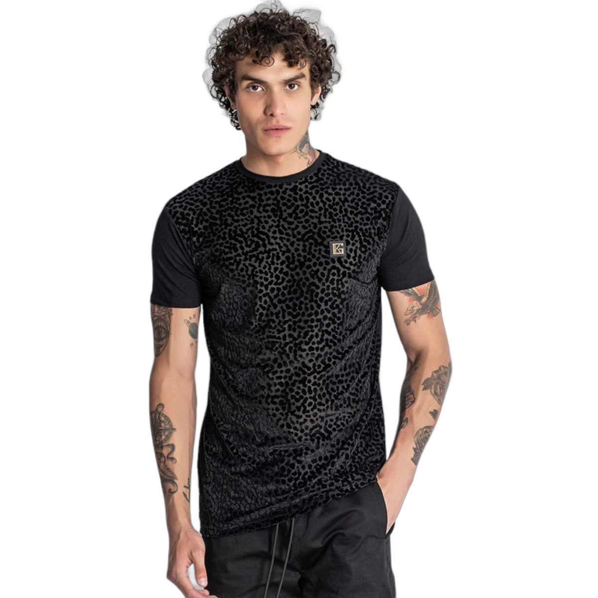 Camiseta Gianni Kavanagh Lavish Negro | Estilo Urbano y Lujo Moderno