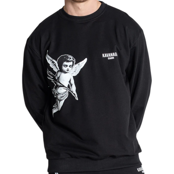 Sudadera Gianni Kavanagh Angel Negra Gianni Kavanagh | Sudaderas  - Estilo urbano premium