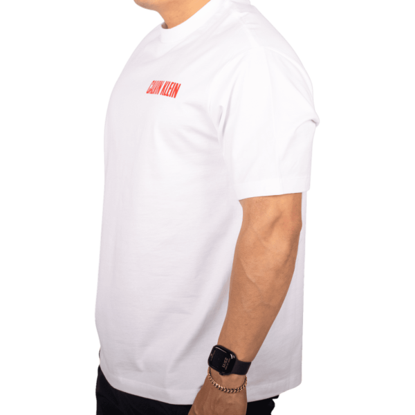 Camiseta Calvin Klein Punto Pesado Blanco Calvin Klein | Camisetas  - Estilo urbano premium