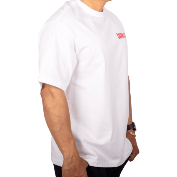 Camiseta Calvin Klein Punto Pesado Blanco Calvin Klein | Camisetas  - Estilo urbano premium