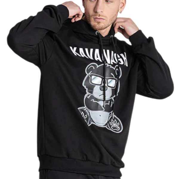 Sudadera Gianni Kavanagh Mad Bear Negro Gianni Kavanagh | Sudaderas  - Estilo urbano premium