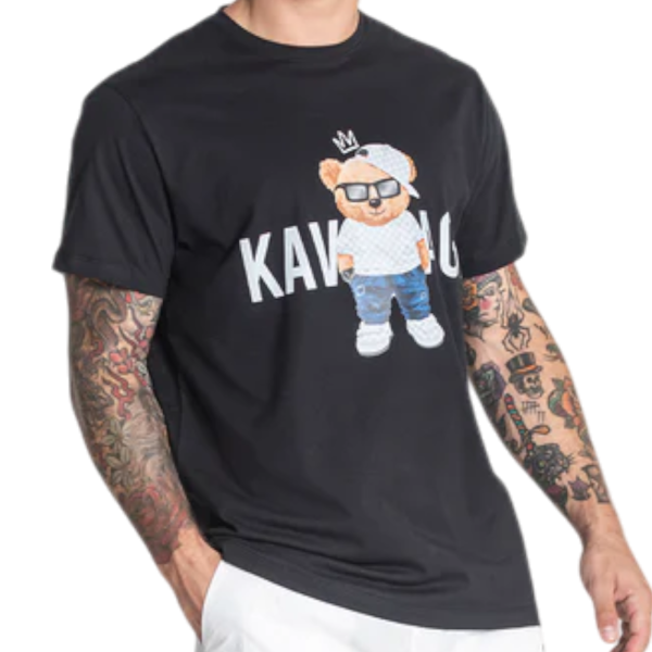 Camiseta Gianni Kavanagh The Bear Logo Street Negro Gianni Kavanagh | Camisetas  - Estilo urbano premium