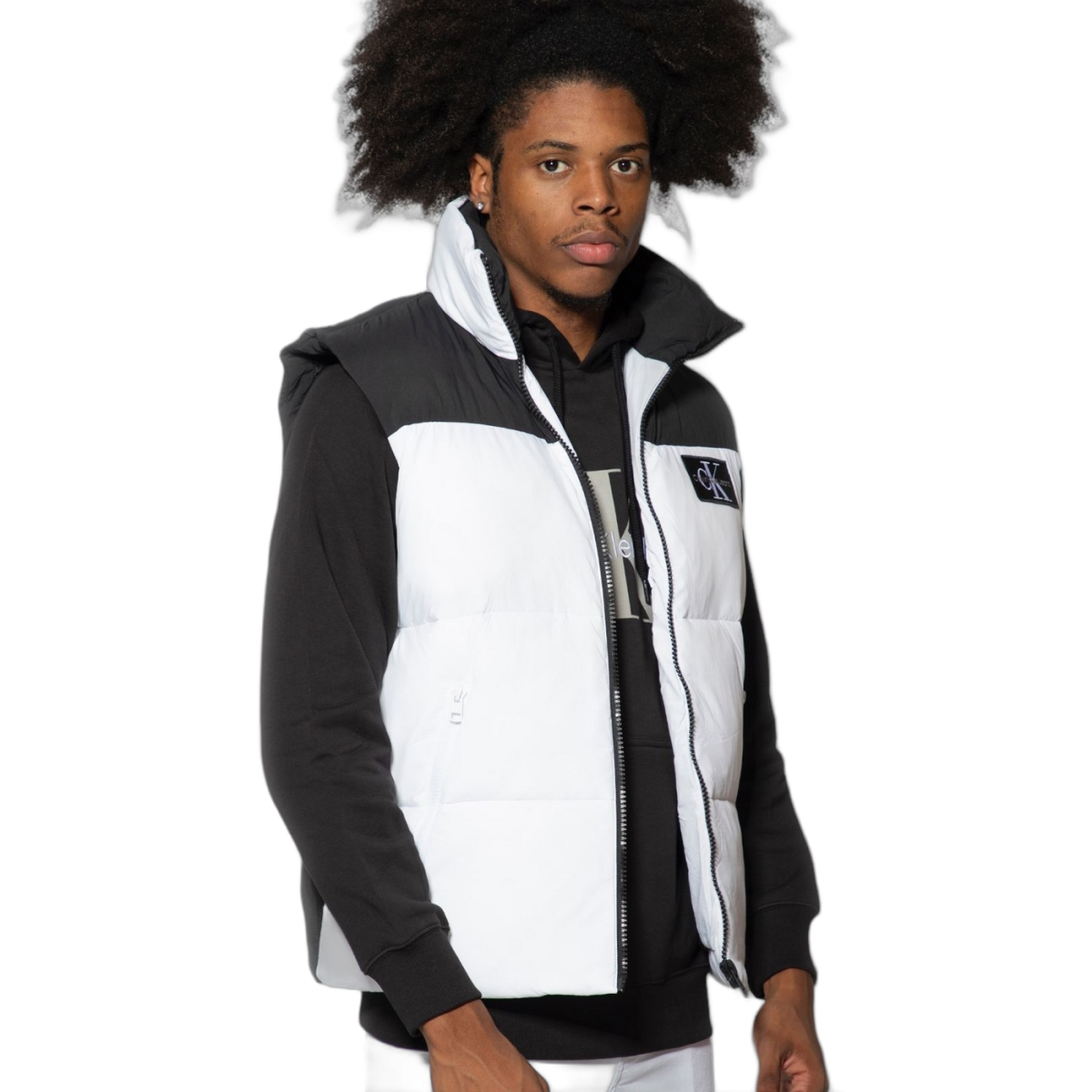 Chaleco de Plumas Calvin Klein Bright White Blanco Calvin Klein | Abrigos y Chaquetas Hombre  - Estilo urbano premium 2