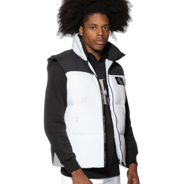 Chaleco de Plumas Calvin Klein Bright White Blanco Calvin Klein | Abrigos y Chaquetas Hombre  - Estilo urbano premium