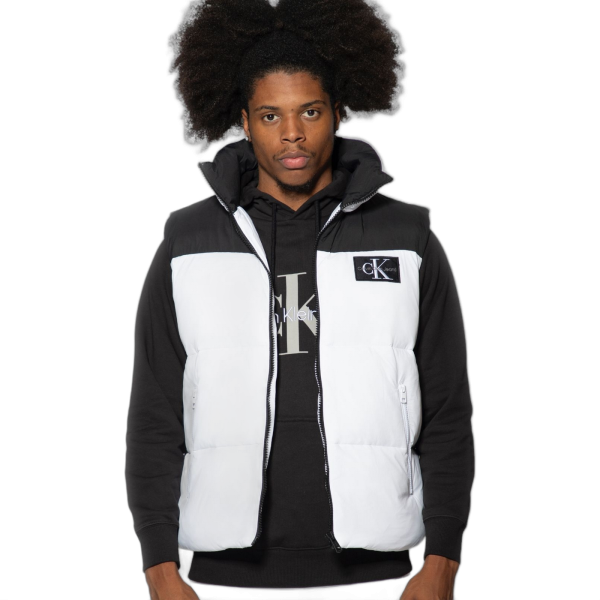 Chaleco de Plumas Calvin Klein Bright White Blanco Calvin Klein | Abrigos y Chaquetas Hombre  - Estilo urbano premium