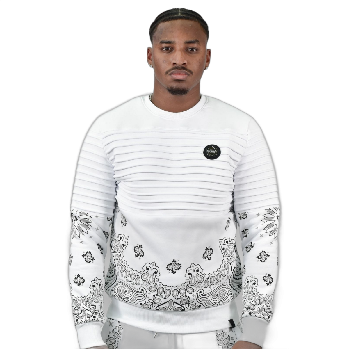 Chandal George V Paris Estampado Bandana Blanco George V Paris | Conjuntos Hombre  - Estilo urbano premium